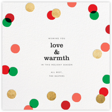 Carnaby - Red/Green - Paperless Post - Christmas Cards