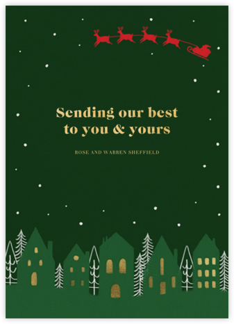 Hoofs over Roofs - Paperless Post - Christmas Cards 2022