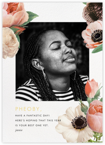 Floral Collage Photo - kate spade new york - Birthday Cards for Her