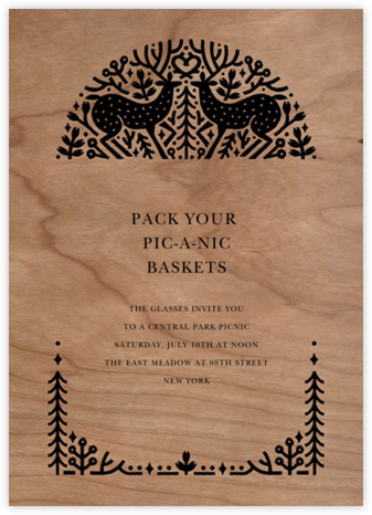 Sundance - Paperless Post - Picnic Invitations