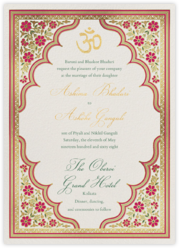 Indian Wedding Invitations Online At Paperless Post
