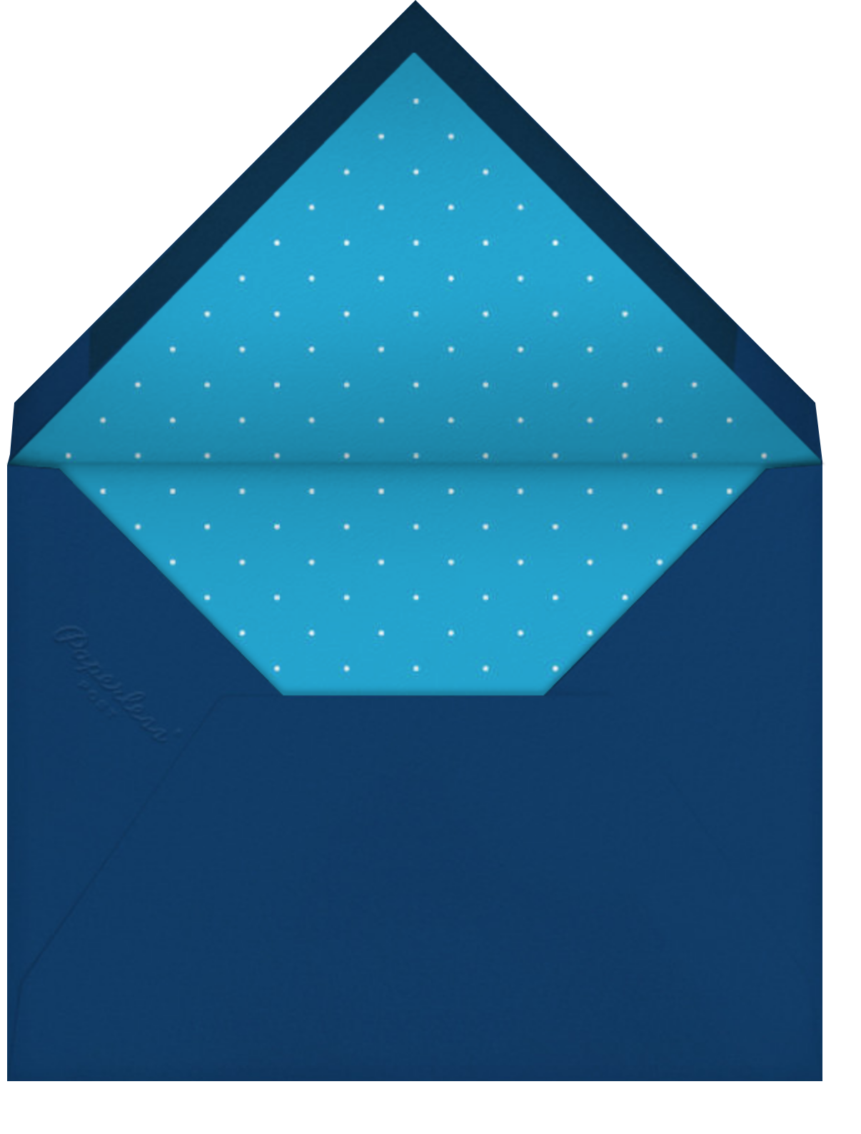 Florianopolis - Blue - Paperless Post - Envelope