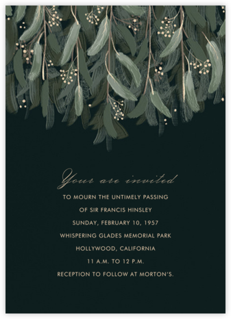 Memorial Service Send Online Instantly Rsvp Tracking