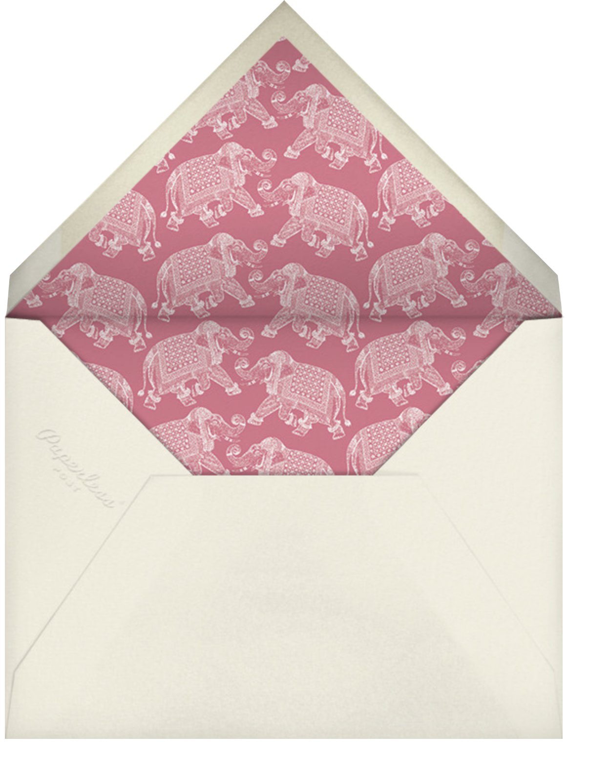 Engraved Elephant - Bernard Maisner - Envelope