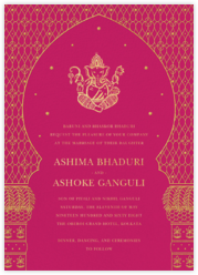 Indian Elephants Wedding Invitation Template Free In 2020