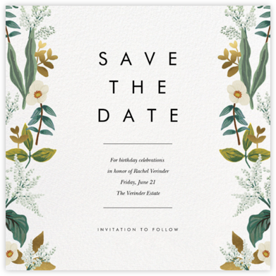 Birthday Save The Dates Send Online Instantly Track Opens