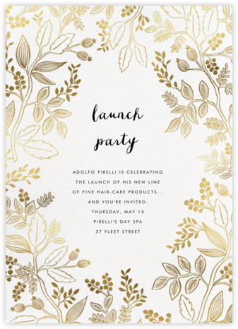 Queen Anne - Rifle Paper Co. - Launch Party Invitations
