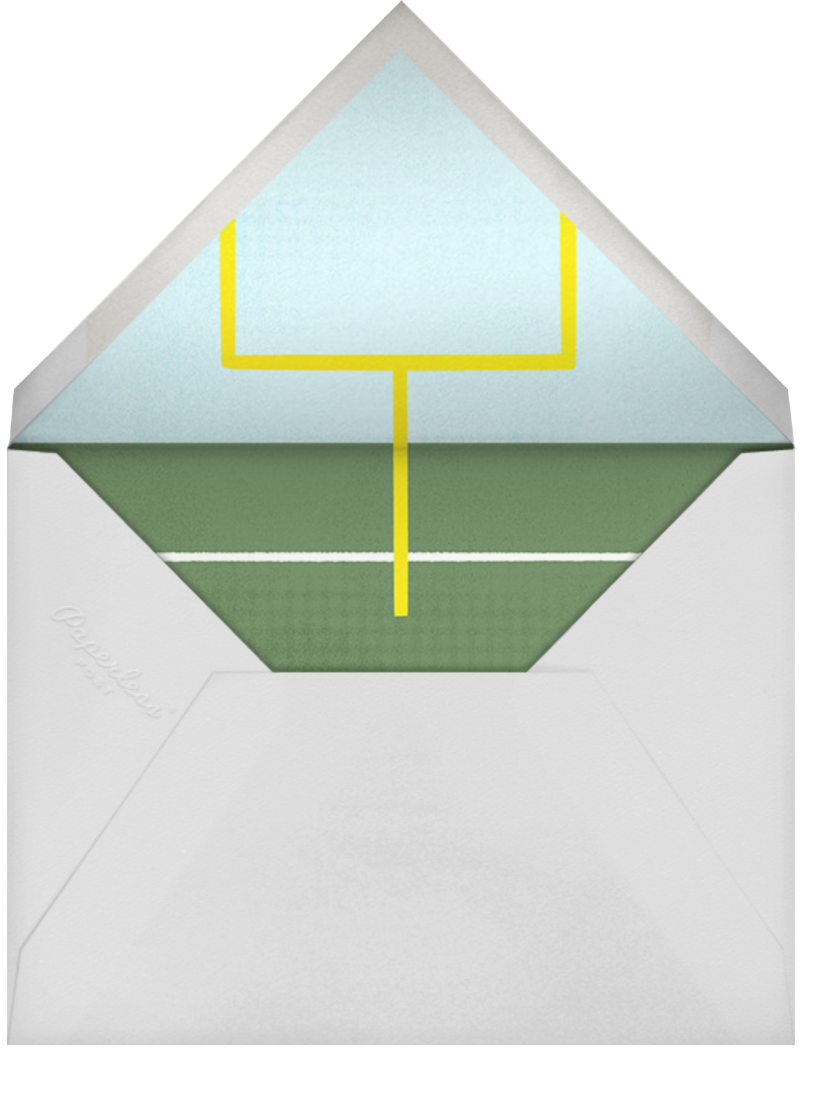 Courtside Seats - Football - Paperless Post - Envelope