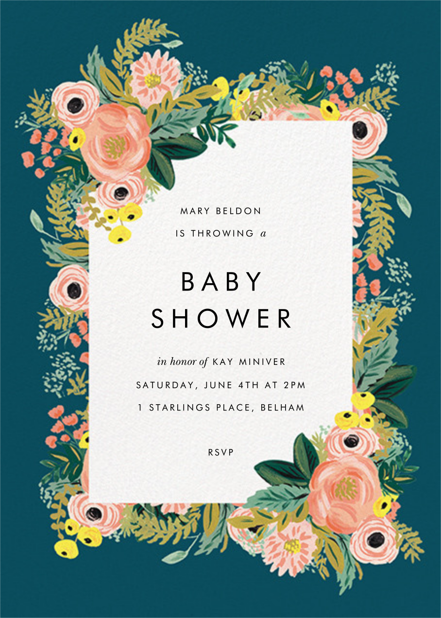 online baby shower invitations