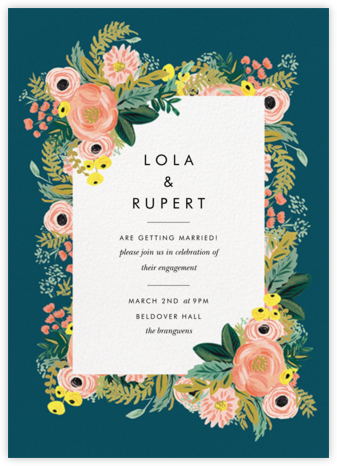 Spring Garden - Rifle Paper Co. - Engagement party invitations 