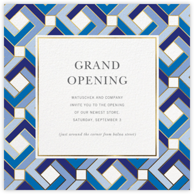 Penrose - Jonathan Adler - Launch Party Invitations
