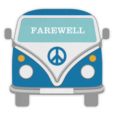 Bus 4 Love - Jonathan Adler - Farewell party invitations