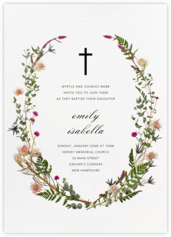 Baptism Invitations Send Online Instantly Rsvp Tracking