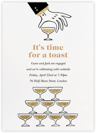 The Great Pyramid - Paperless Post - Engagement party invitations 