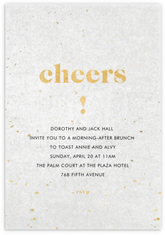 Vellum View - Paperless Post - Wedding brunch invitations 
