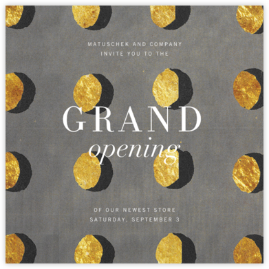 Sublime - Kelly Wearstler - Launch Party Invitations