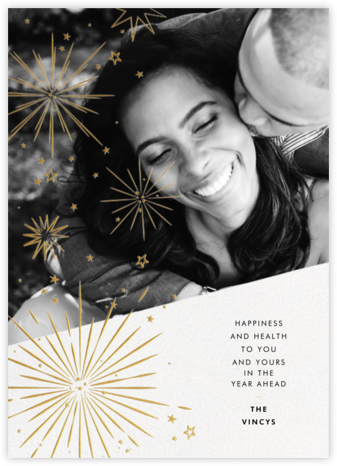 Holiday Starbursts - Paperless Post - New Year Cards 