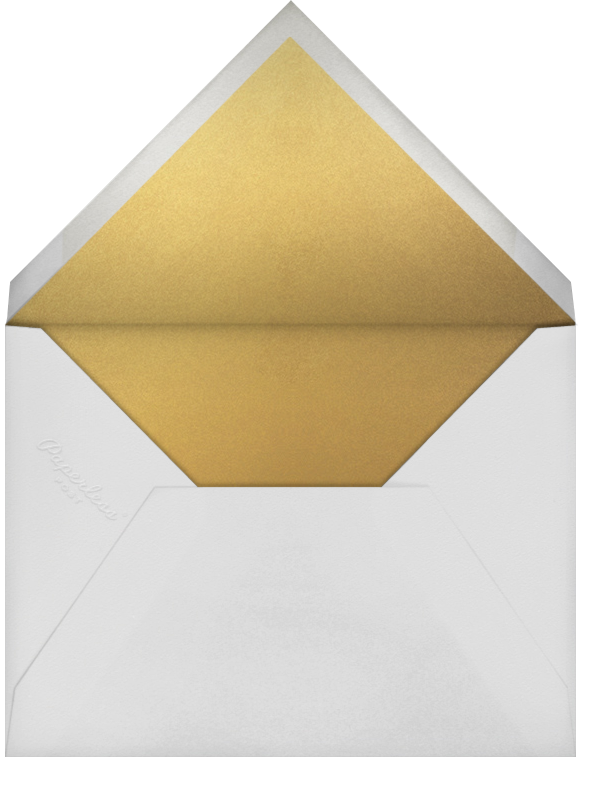 Wreath of Stars - White - Paperless Post - Envelope