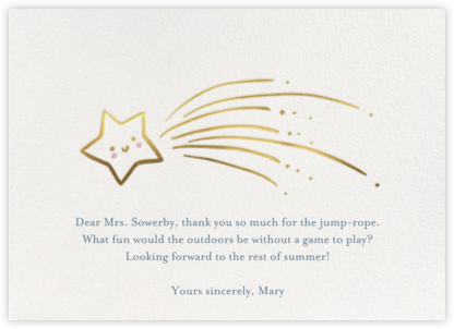 Star Treatment - Little Cube - Baby Shower Thank You Cards