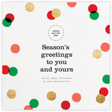Carnaby - Red/Green - Paperless Post - Business Holiday & Christmas Cards