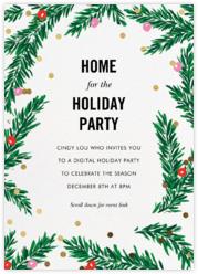 Christmas Party Invitations Send Online Instantly Rsvp Tracking