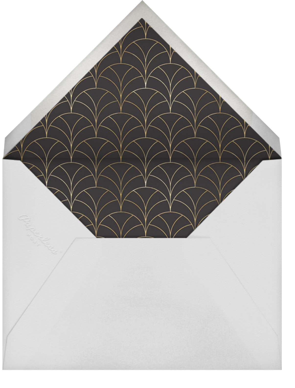 Gilt Border Birthday - Paperless Post - Envelope