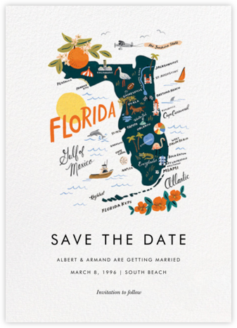 Sunshine State - Rifle Paper Co. - Save the Dates