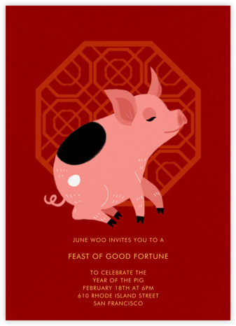 Lunar New Year invitations - online at Paperless Post