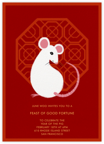 Lunar New Year Invitations | Send online instantly | RSVP tracking