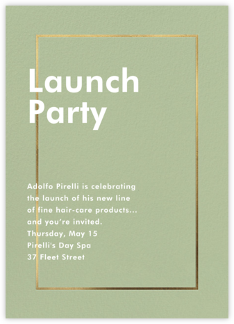 Fillet - Palm - Paperless Post - Launch Party Invitations