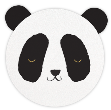 Panda to Me - Meri Meri - Theme Party Invitations