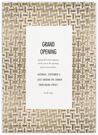 Alchemy - Kelly Wearstler - Launch Party Invitations