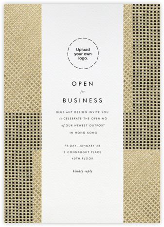 Juxtapose - Kelly Wearstler - Business Party Invitations