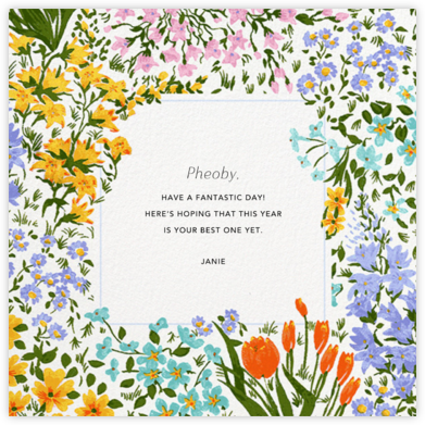 Moor Heather (Square) - Anthropologie - Online Greeting Cards