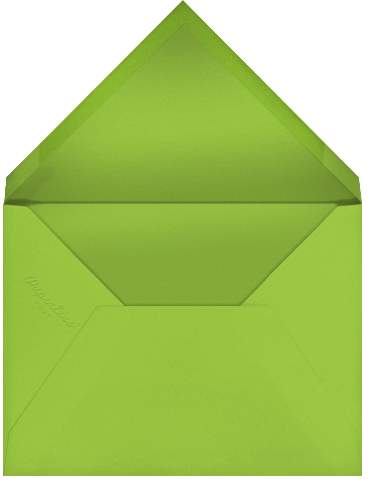 Casual Thanks (Green) - Paperless Post - Envelope