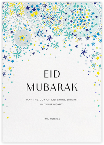 Adelajda - Blue - Liberty - Ramadan and Eid Cards