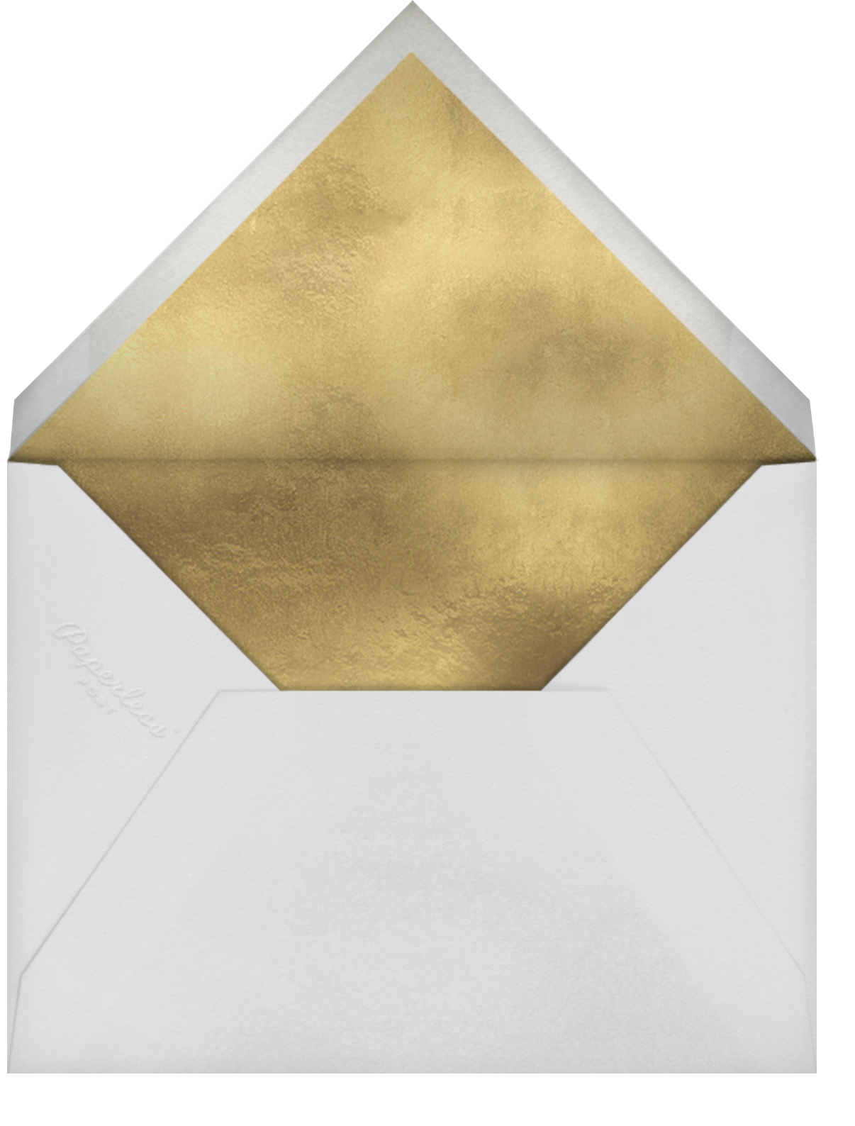 Octagons - Blue/Gold - Paperless Post - Envelope
