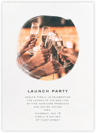 Painted Circle - Paperless Post - Business event invitations