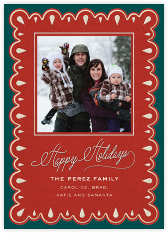 Frosted Frame Photo - Cheree Berry Paper & Design - Holiday Photo Cards 