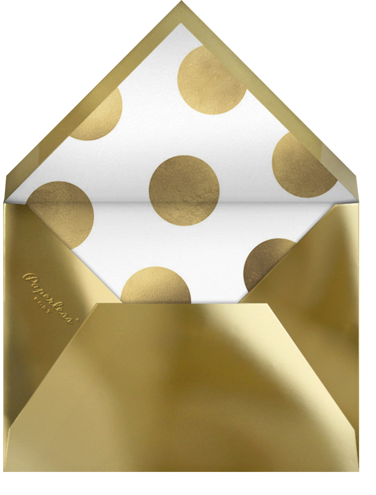 Jumbo Confetti - Red/Green - Paperless Post - Envelope