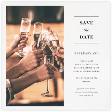 Split Square (Save the Date) - Paperless Post