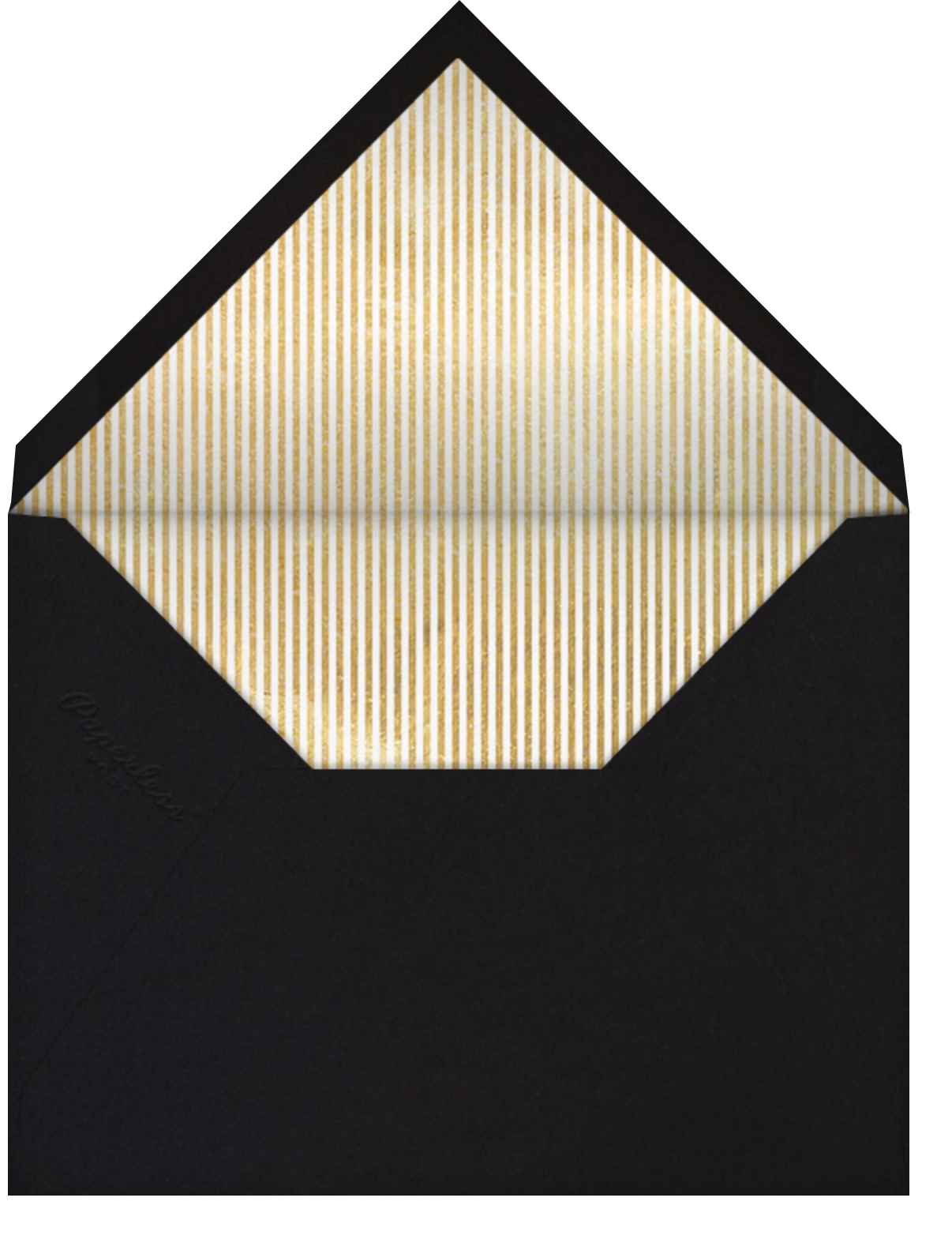 Champagne Dazzle - Paperless Post - Envelope