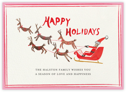 Holiday Pit Stop - Fair - Mr. Boddington's Studio - Watercolor Christmas Cards