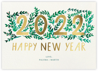 New Year Growth - Mr. Boddington's Studio - New Year Cards 