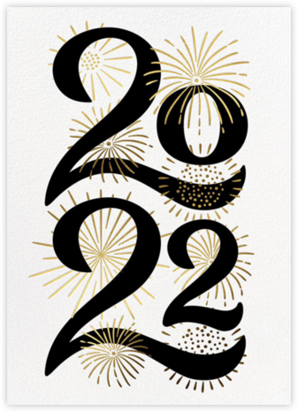 A Sparkling New Year - Paperless Post - New Year Cards 