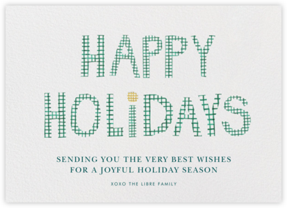 Holiday Wrap - Linda and Harriett - Christmas Cards