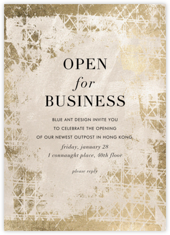 Muse - Kelly Wearstler - Launch Party Invitations
