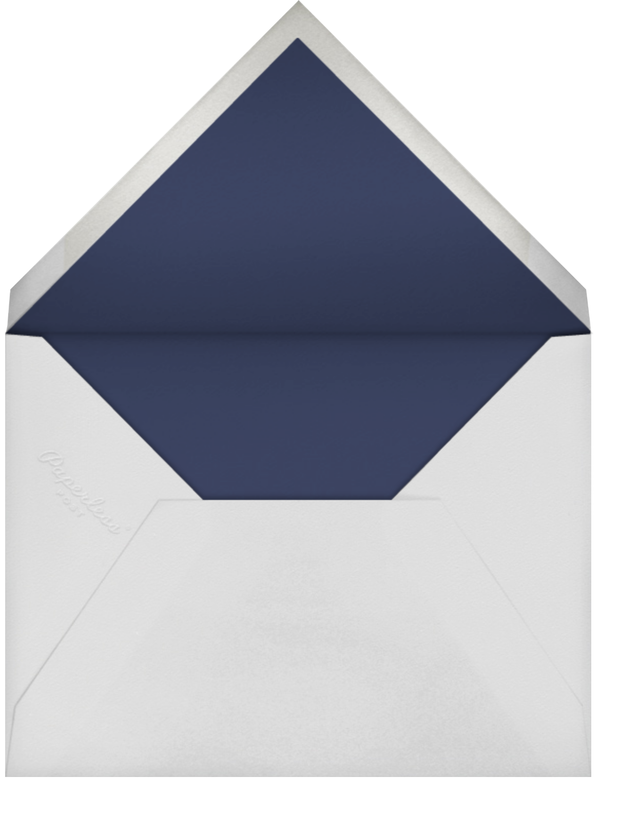 Stamped Birthday - Dark Blue - Sugar Paper - Envelope