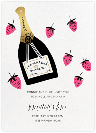 Pink Berries - Hello!Lucky - Valentine's Day invitations