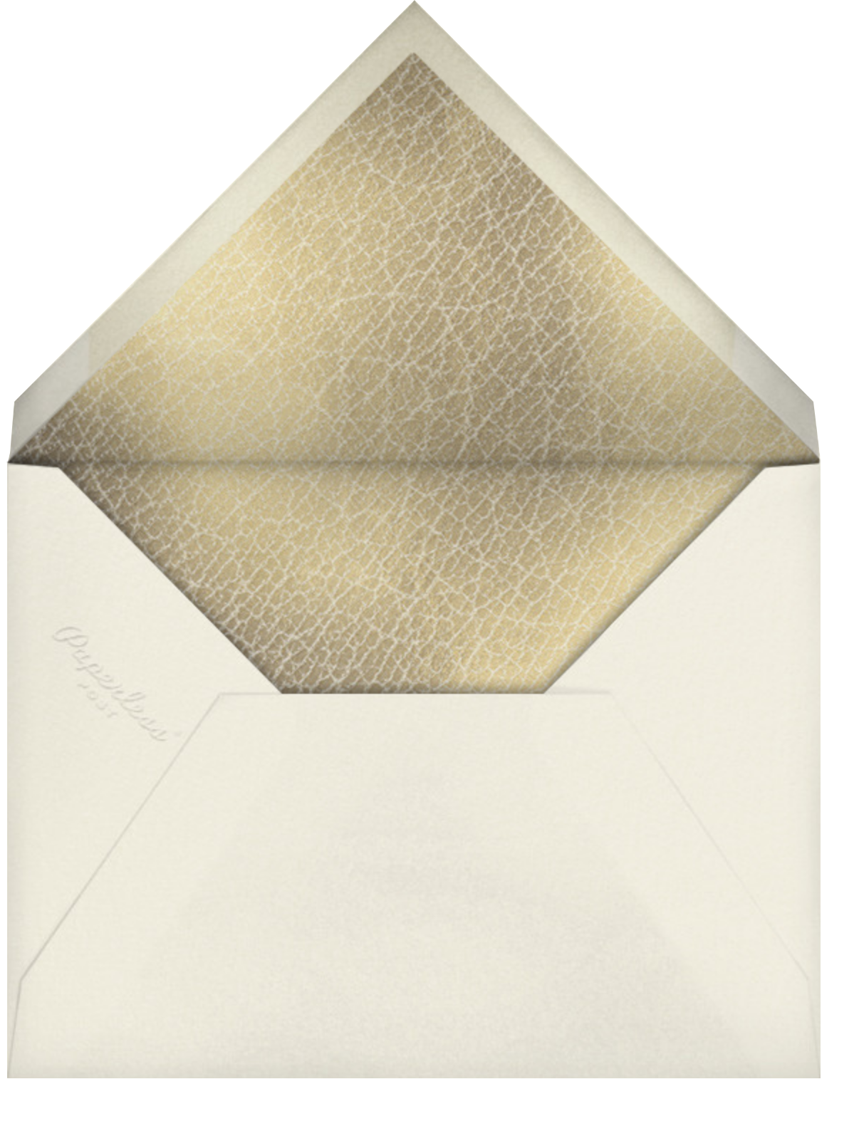 Gold Line (Invitation) - Paperless Post - Envelope